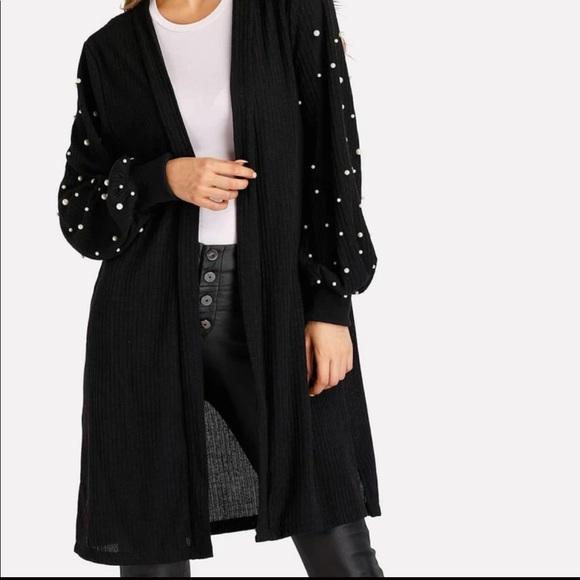 black cardigan shein